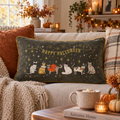 Coussin chats Happy Halloween