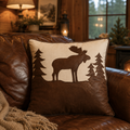 Coussin carré Misty Mountain Moose