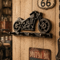 Crochets muraux en fonte "Moto"