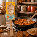 Cuillère en bois motif Citrouilles