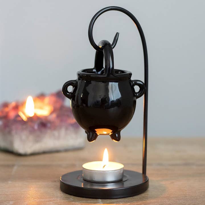 Brûleur huile "Chaudron Suspendu" noir