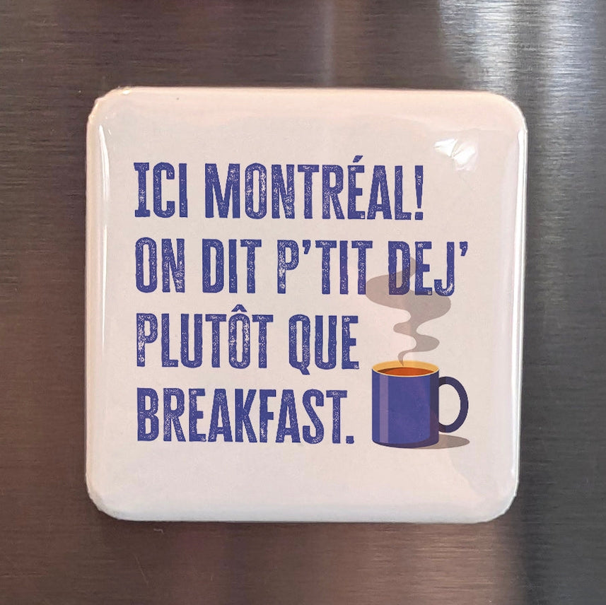 Magnet carré Canada (Modèle au choix)
