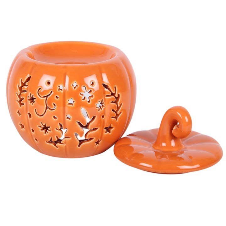 Brûleur Huile / Cire Pumpkin "Folk" orange