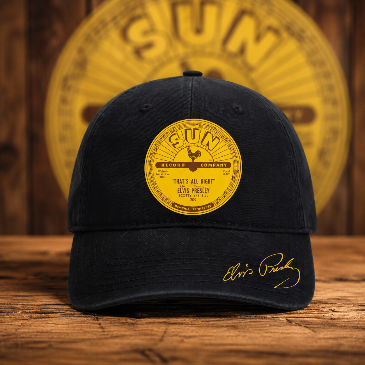 Casquette Elvis Sun Record