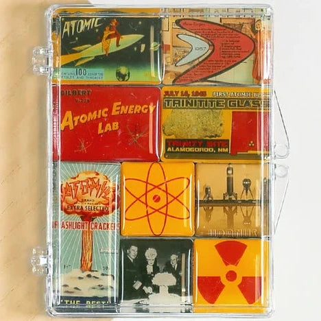 Boîte de 9 magnets energy vintage
