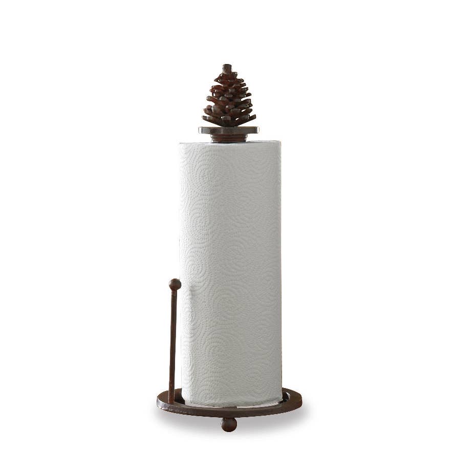 Porte rouleau essuie-tout "¨Pinecone"