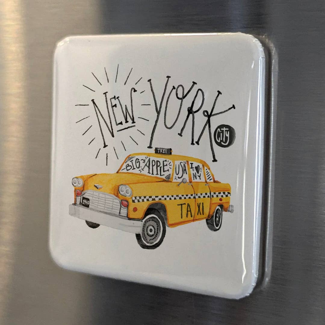 Magnet carré USA (Modèle au choix)