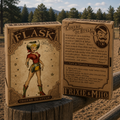 Flasque acier inox "Howdy Boys"