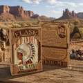 Flasque acier inox "Old Indian"