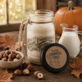 Bougie en pot "Mason" Hazelnut latte