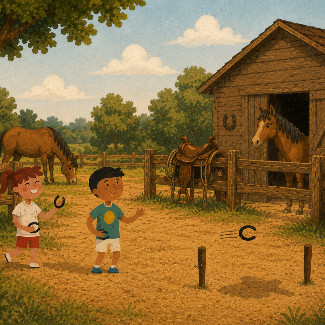 Jeu de Fer-A-Cheval Huckleberry