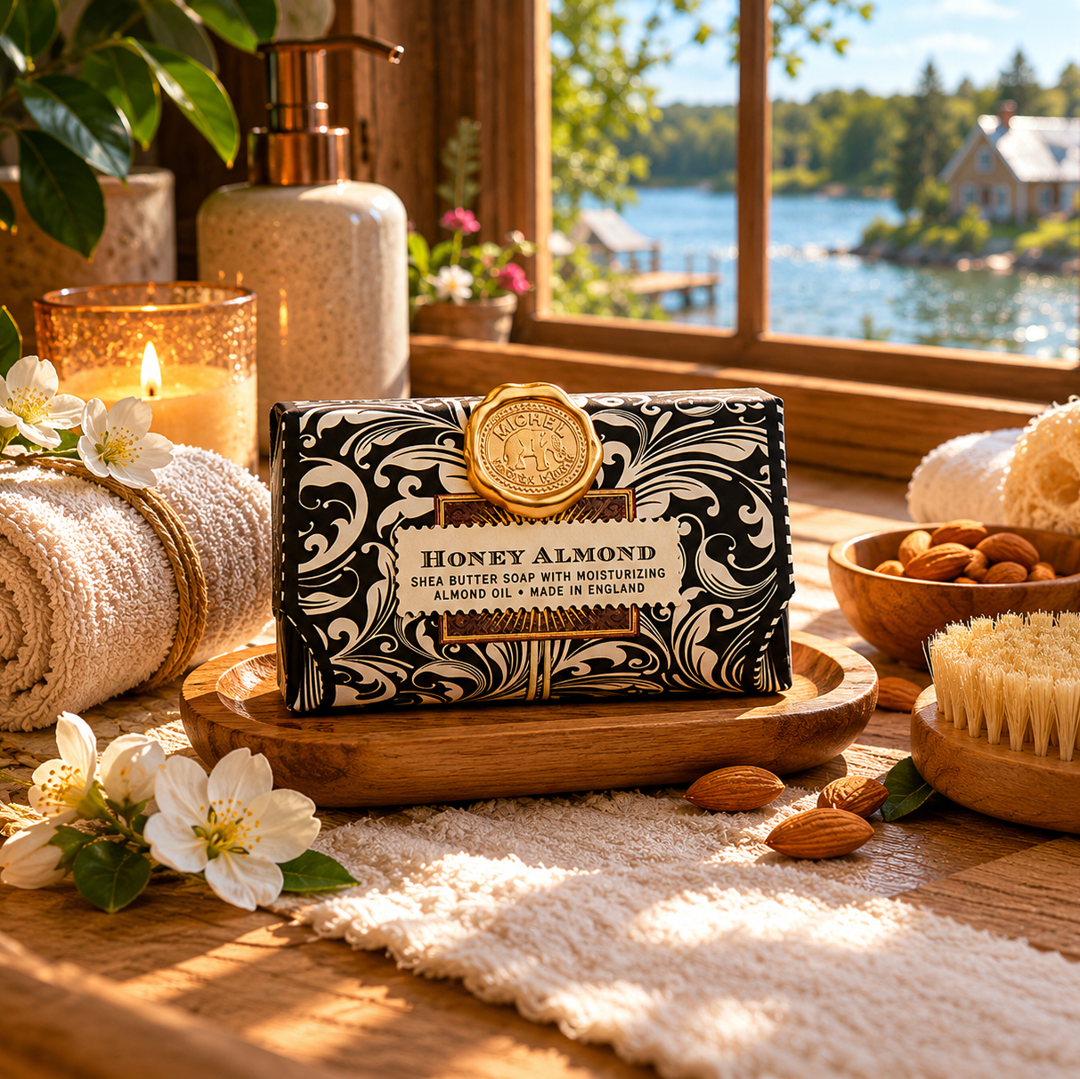 Savon en barre miel et amande