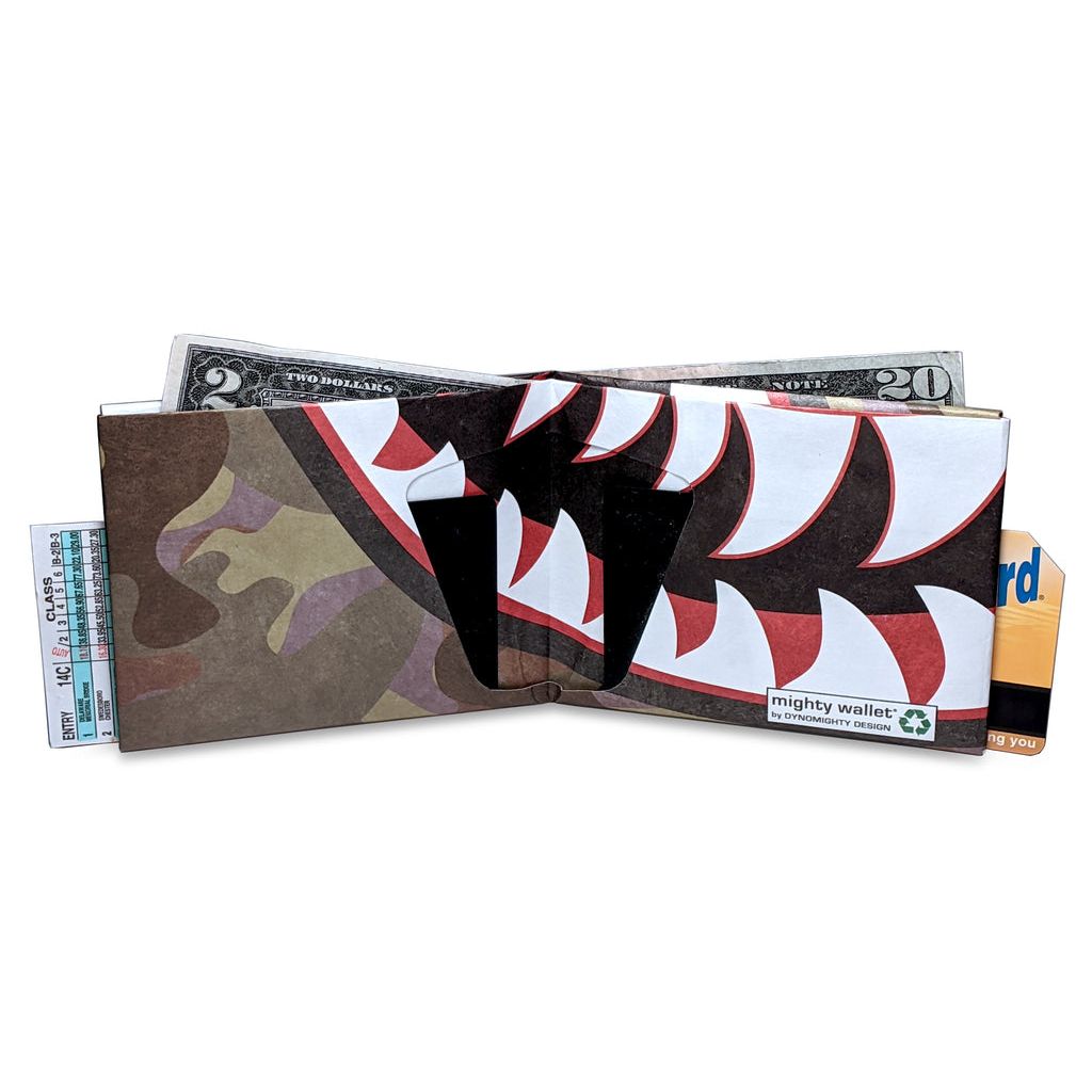 Portefeuille papier Shark