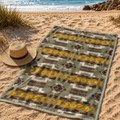 Serviette douche/plage Santa Fe vert