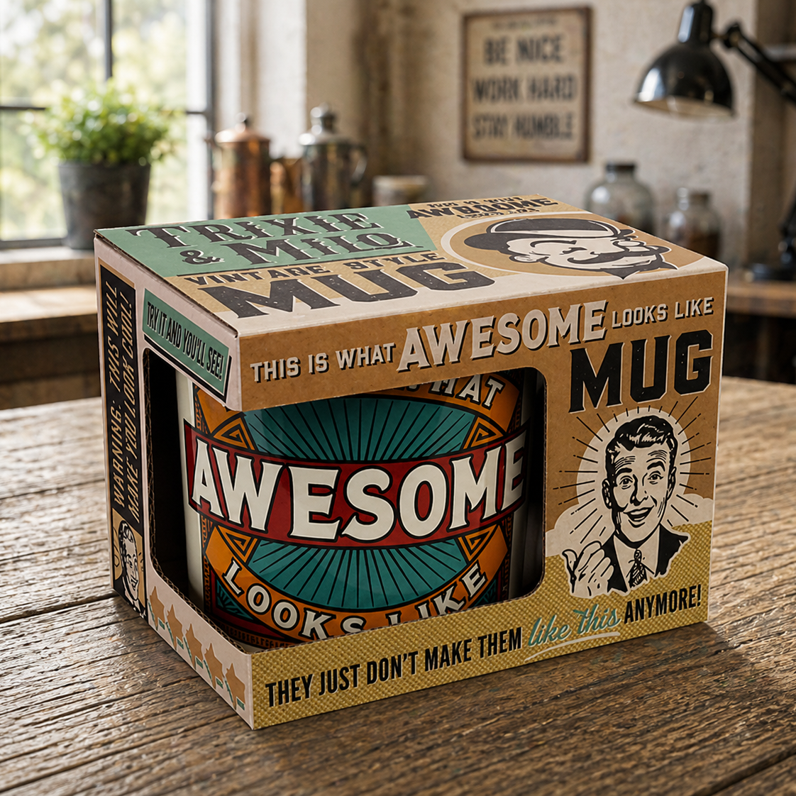 Mug Vintage "Awesome"