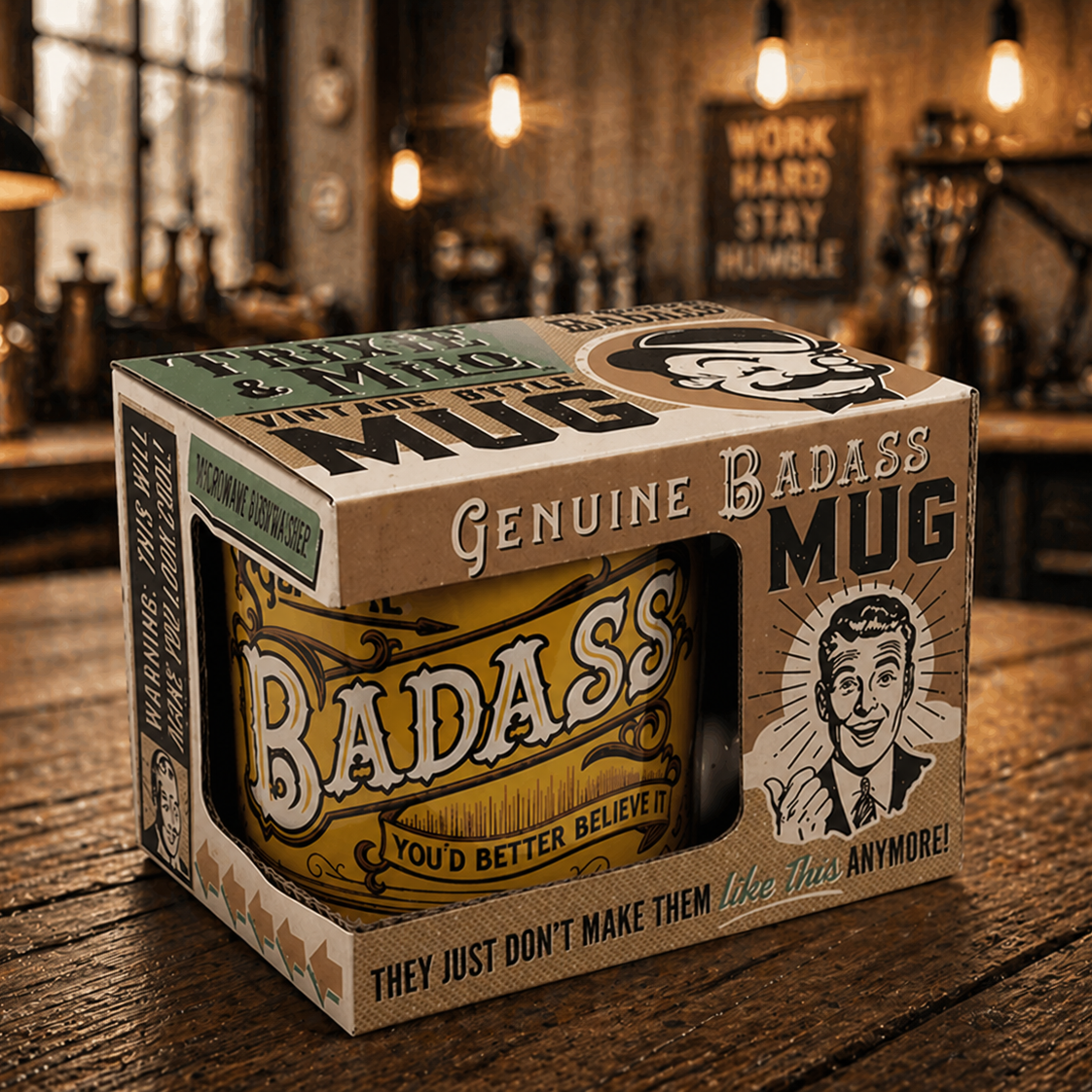 Mug Vintage "Badass"