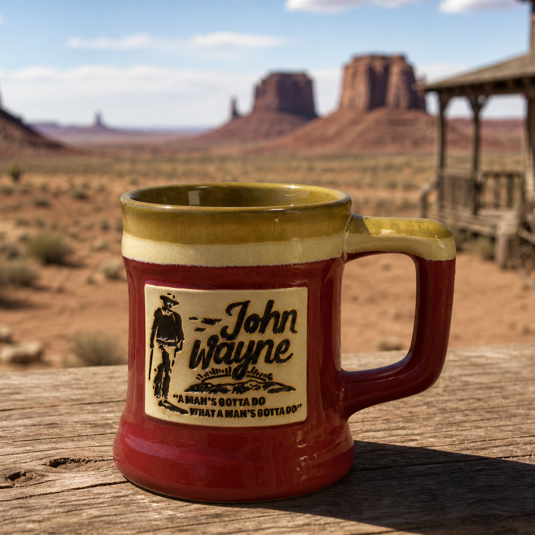 Mug John Wayne "Gotta Do" en grès