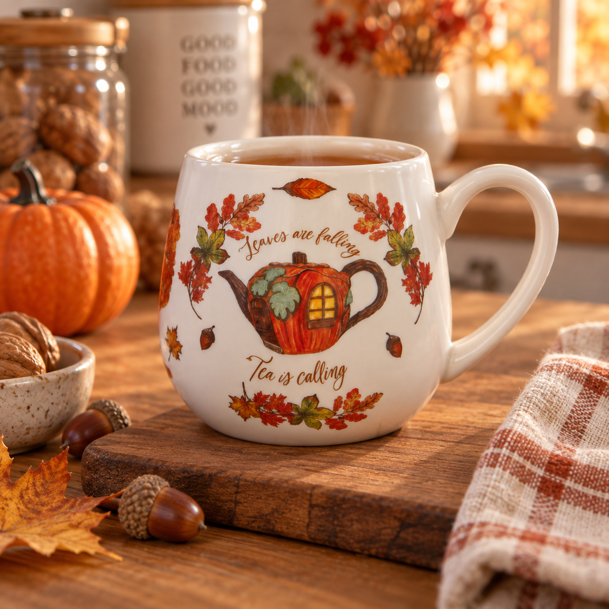 Mug Théière d'automne Caro From Woodland