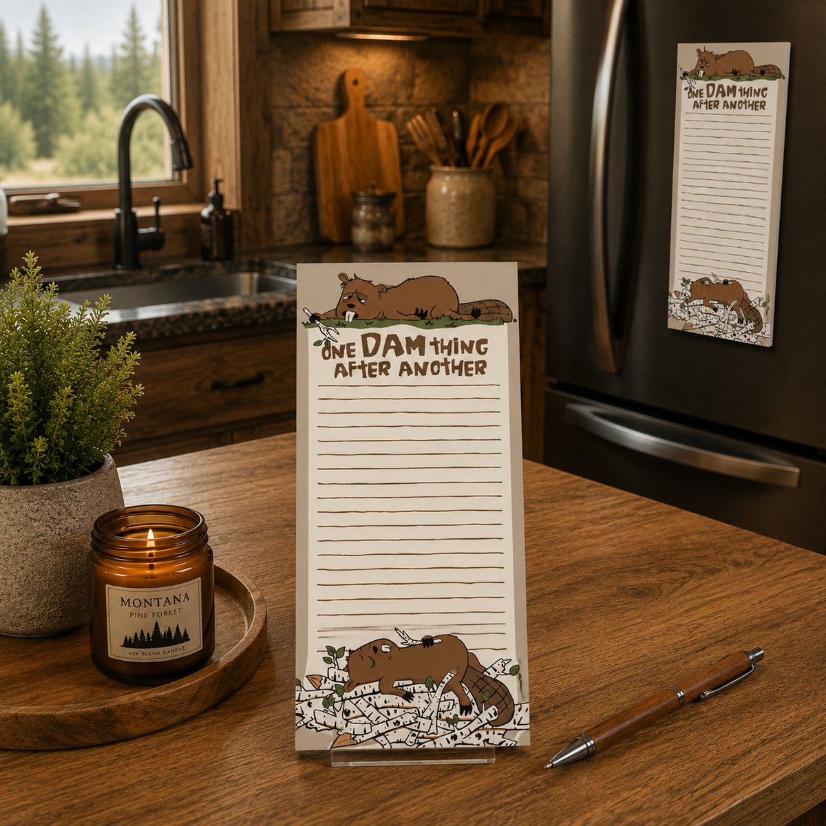 Notepad magnétique Lazyone (Modèle au choix)