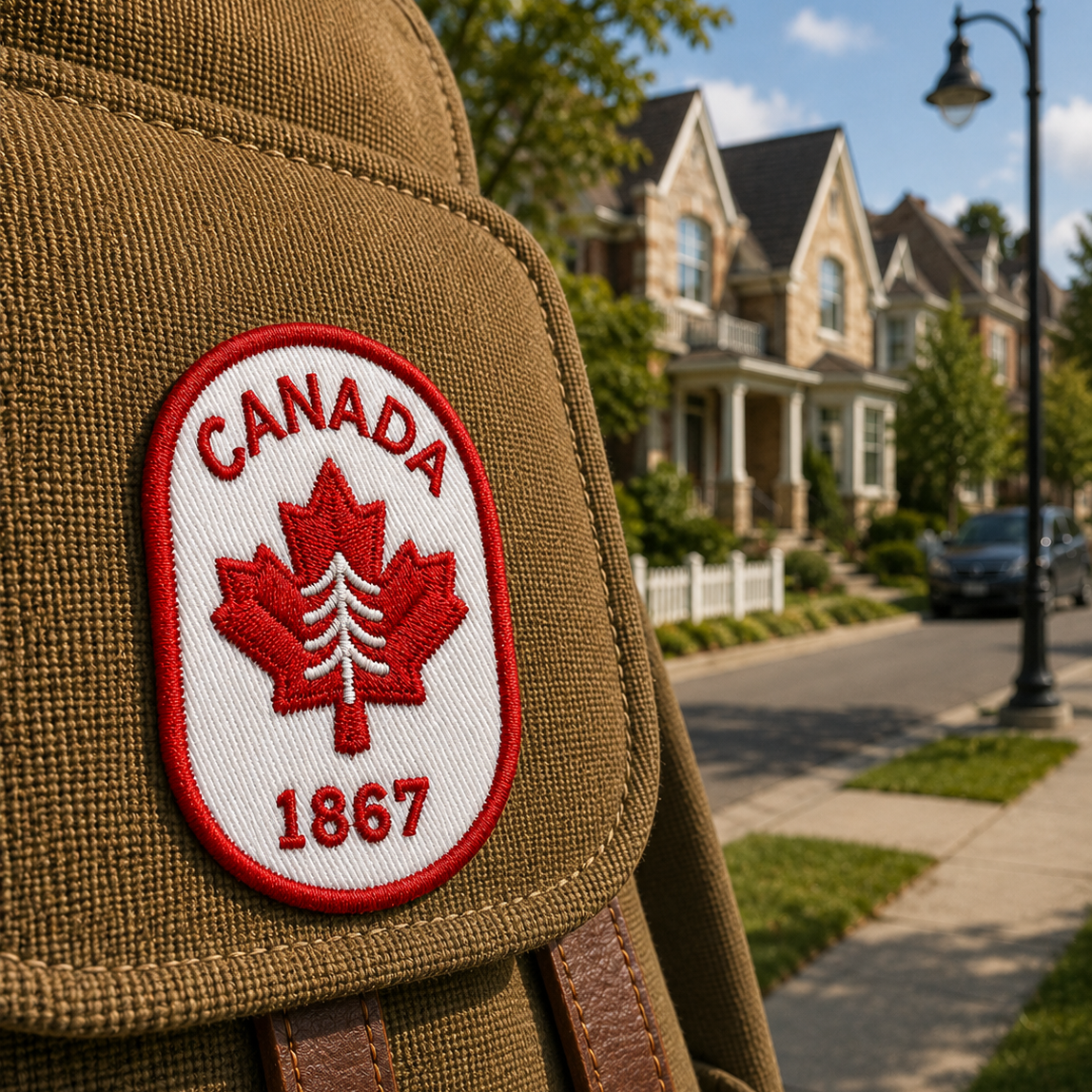 Patch Canada ovale