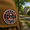 Patch Canada rond Strong and Free