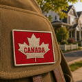 Patch Canada carré rouge