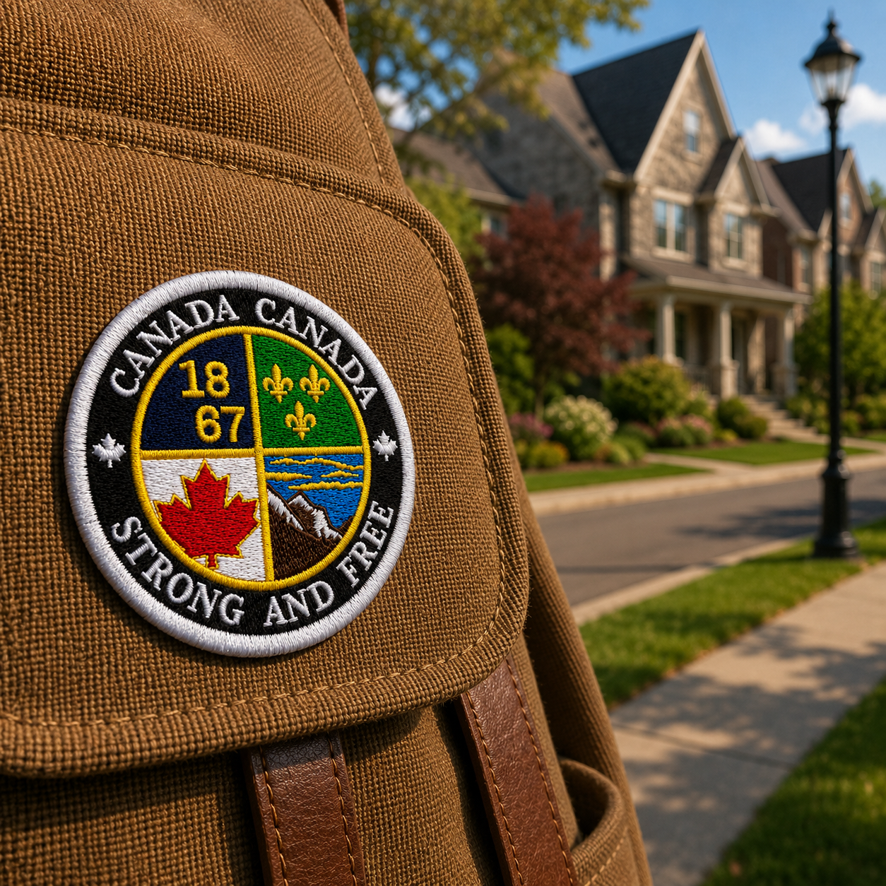 Patch Canada strong and free