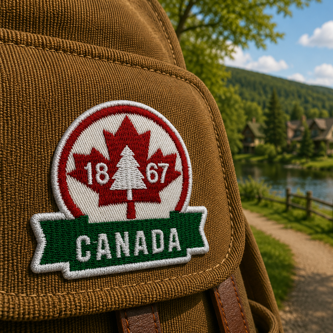 Patch Canada feuille 1867