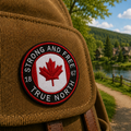 Patch Canada rond True north
