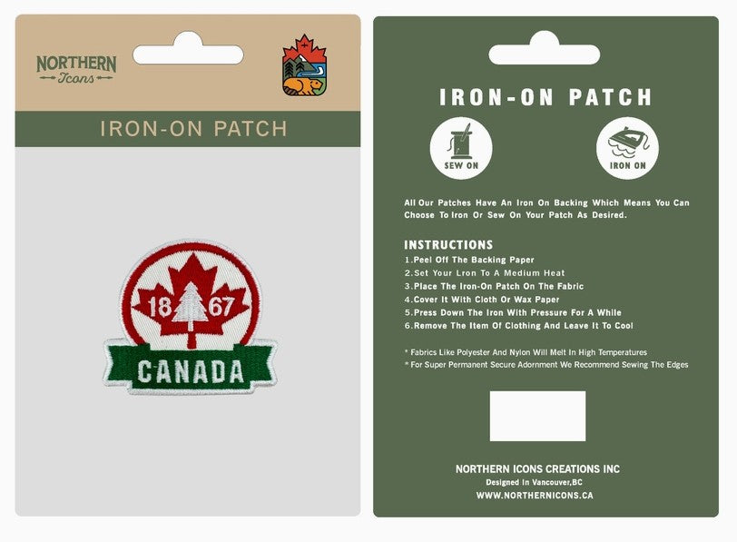 Patch Canada feuille 1867