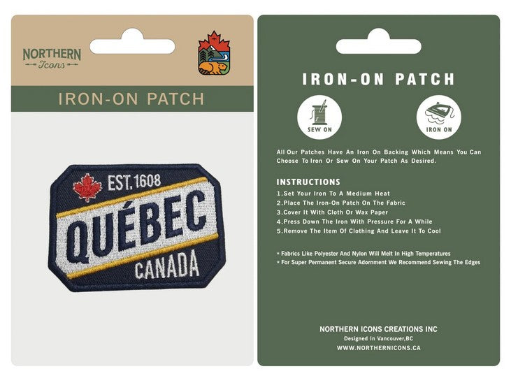 Patch Québec City Est.1608