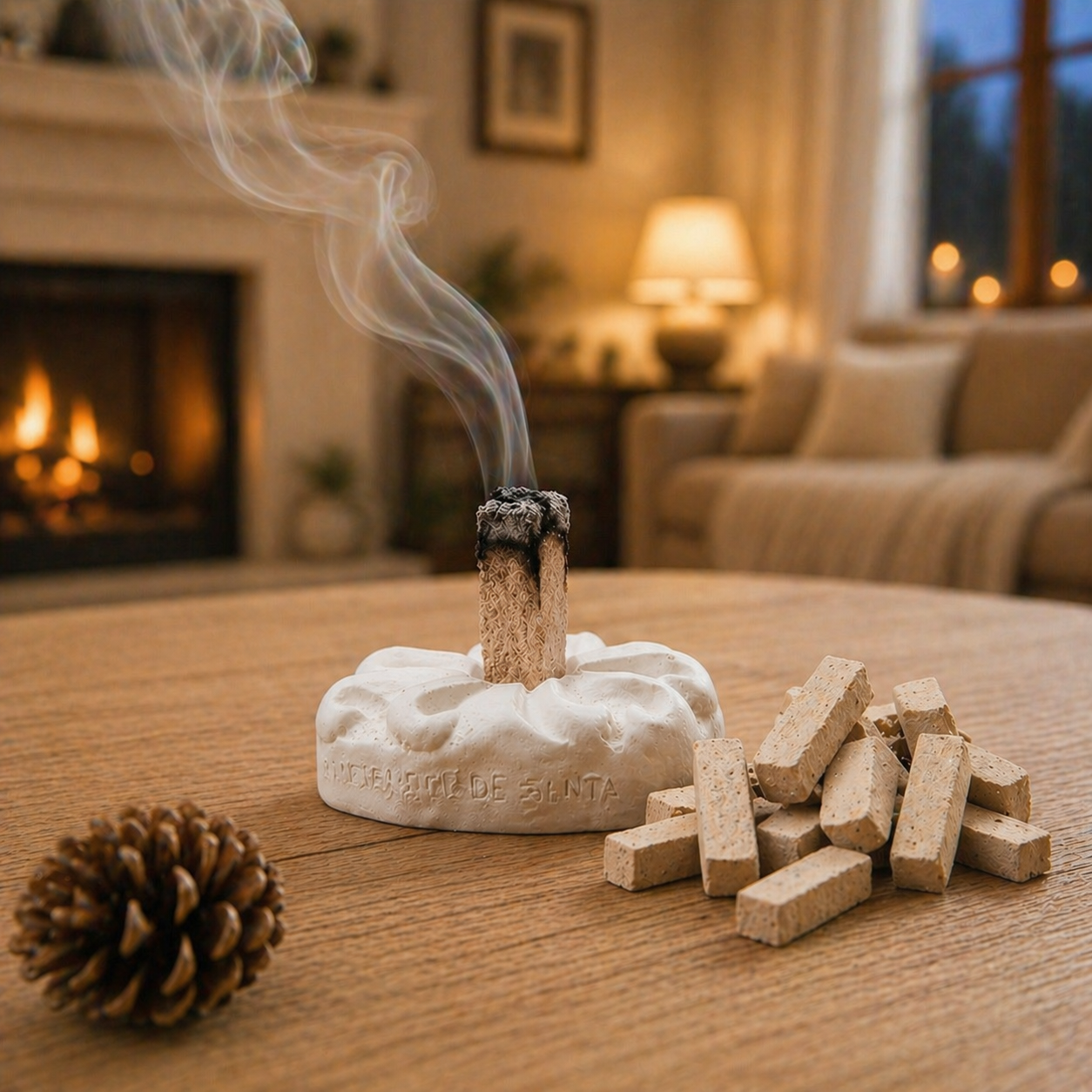 Boîte de 40 batônnets d'encens parfum Pin