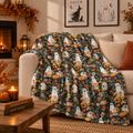 Plaid sherpa Fantômes en Automne