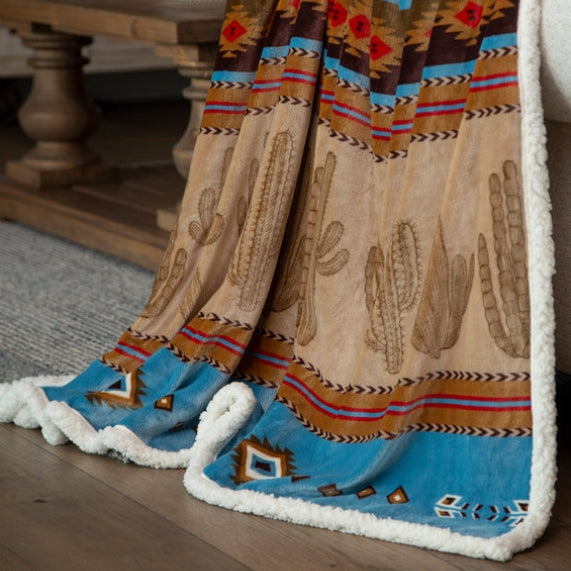 Plaid Sherpa Cactus