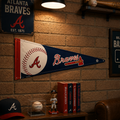 Plaque métal fanion "Braves d'Atlanta"