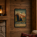 Plaque métallique Denali
