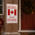 Plaque métallique home sweet home Canada