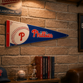Plaque métal fanion "Phillies"