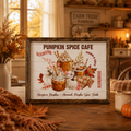 Cadre bois Pumpkin Spice Cafe