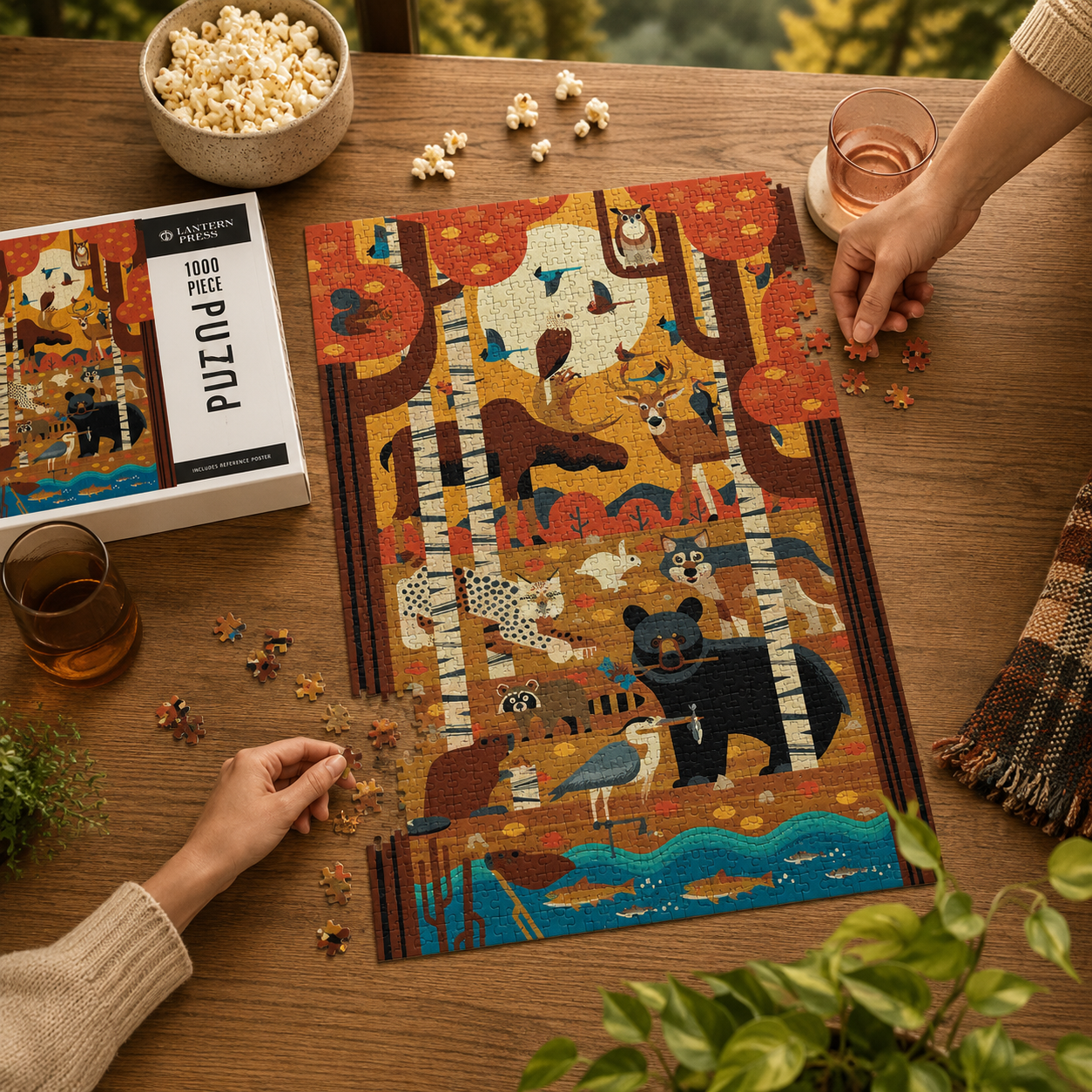 Puzzle 1000 pièces Animaux de la Forêt