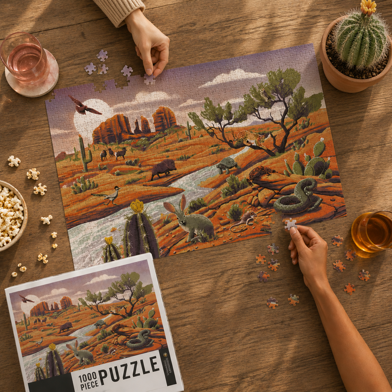 Puzzle 1000 pièces Désert