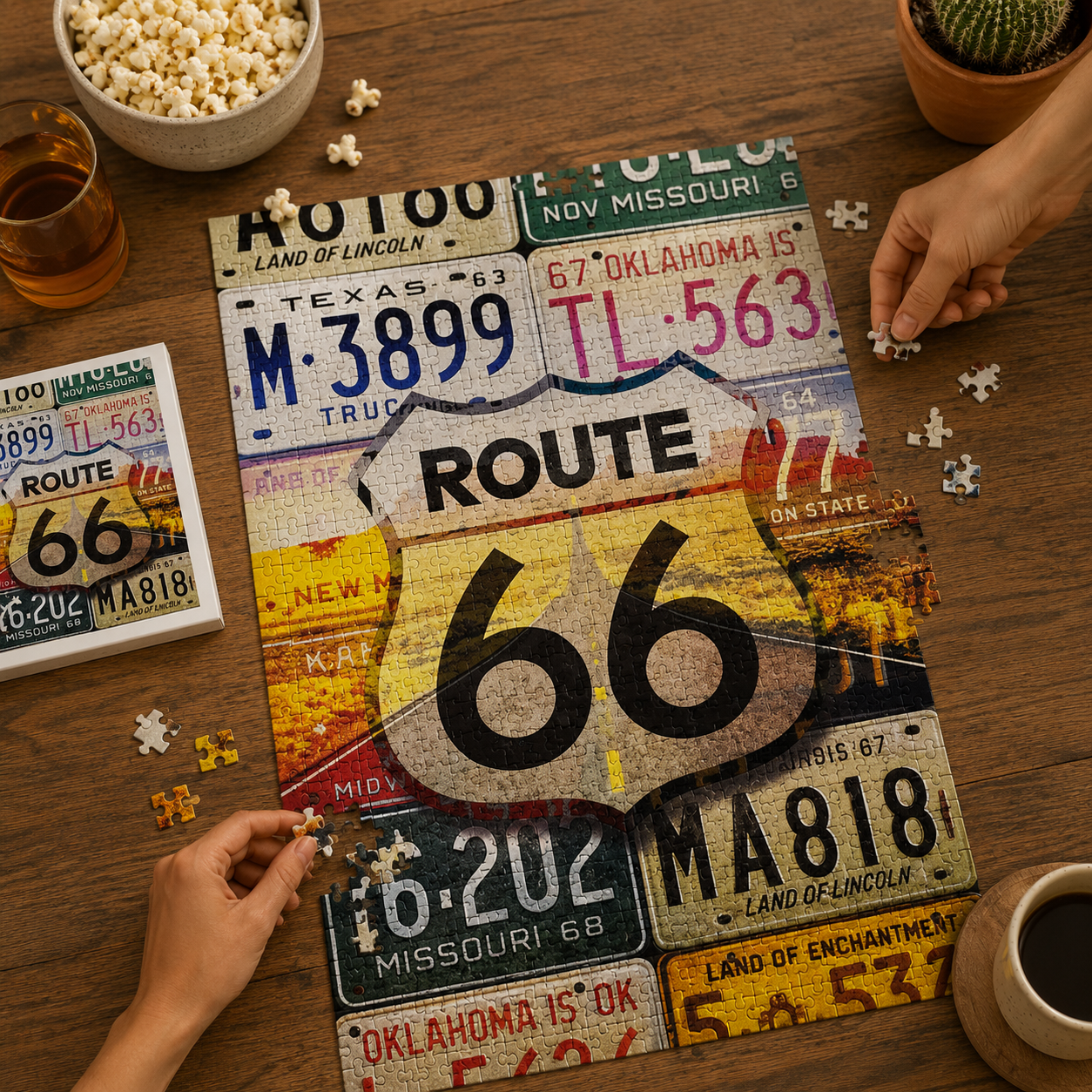 Puzzle 1000 pièces Route 66