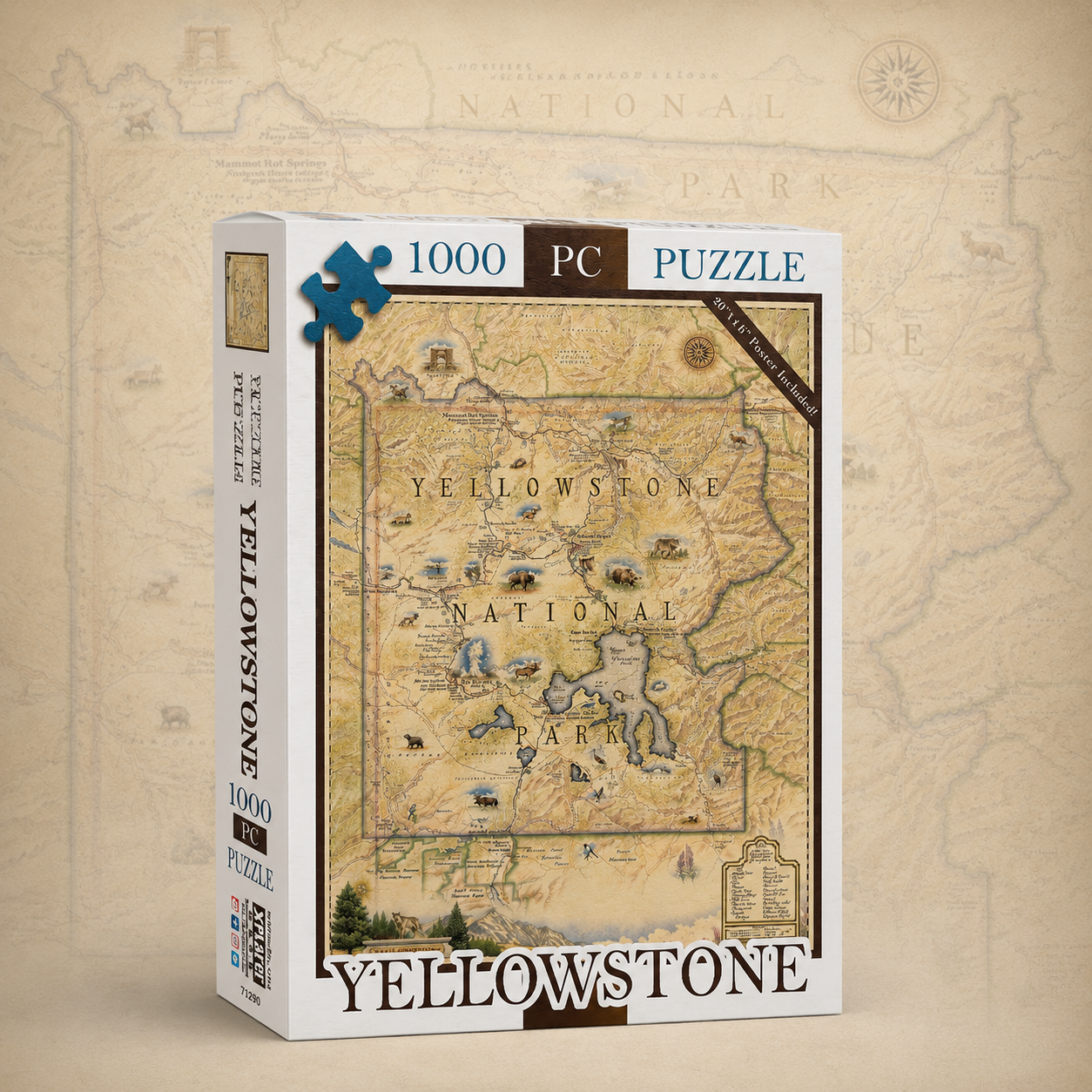 Puzzle 1000 Pieces Yellowstone