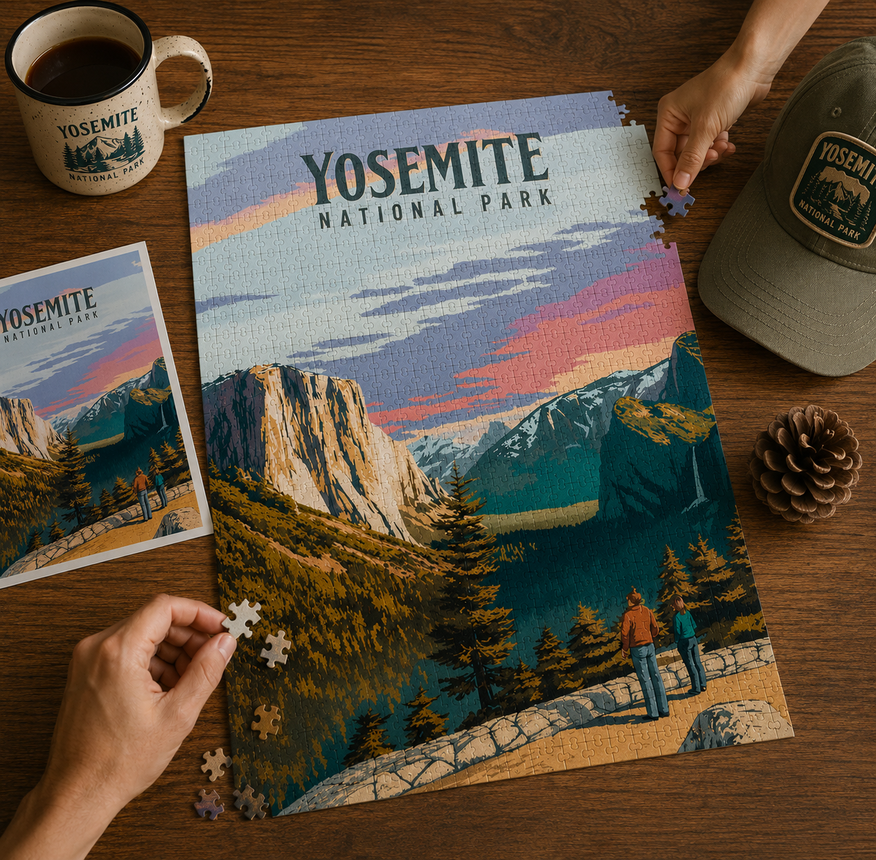Puzzle 1000 pièces Yosemite