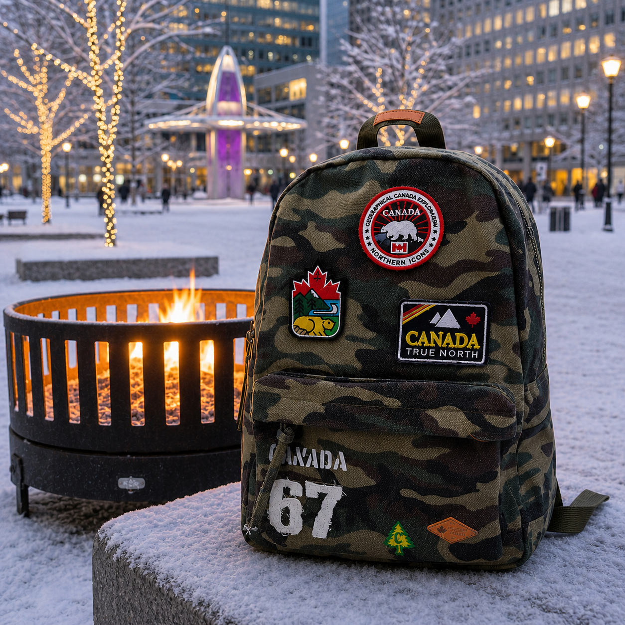 Sac à dos camouflage Canada