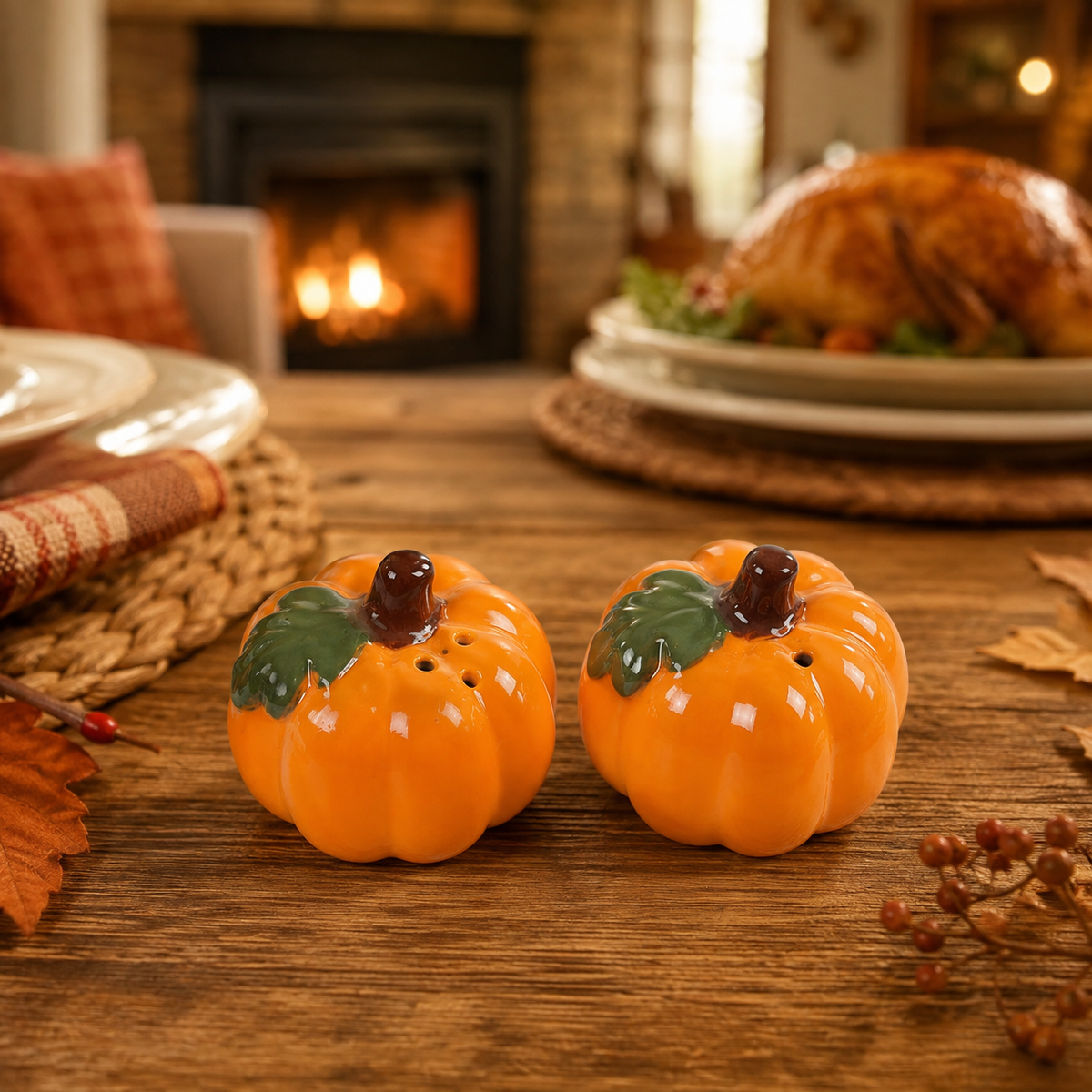 Salière & Poivrière céramique Pumpkin