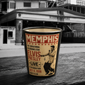 Verre à shot Elvis affiche Memphis