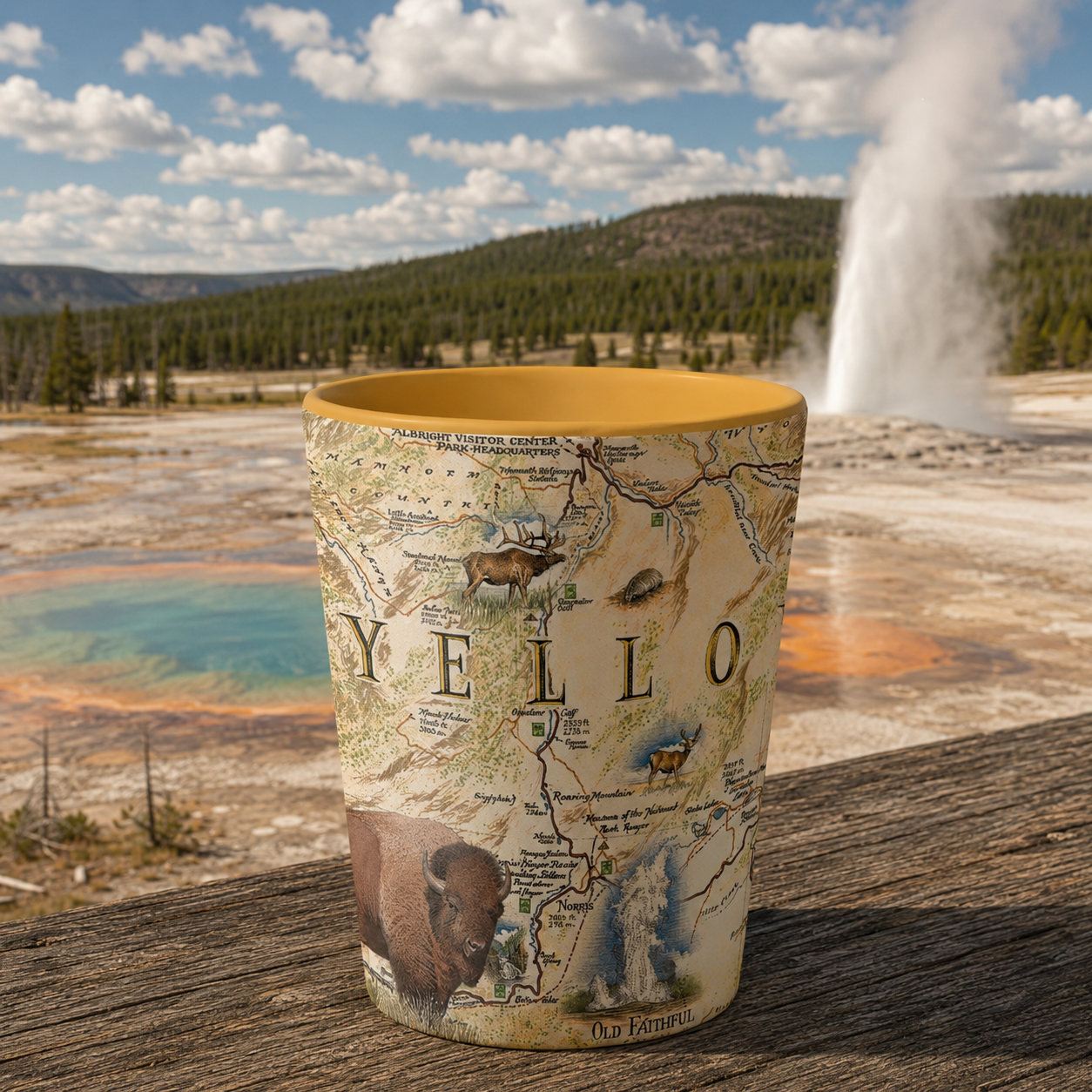 verre à shot Yellowstone