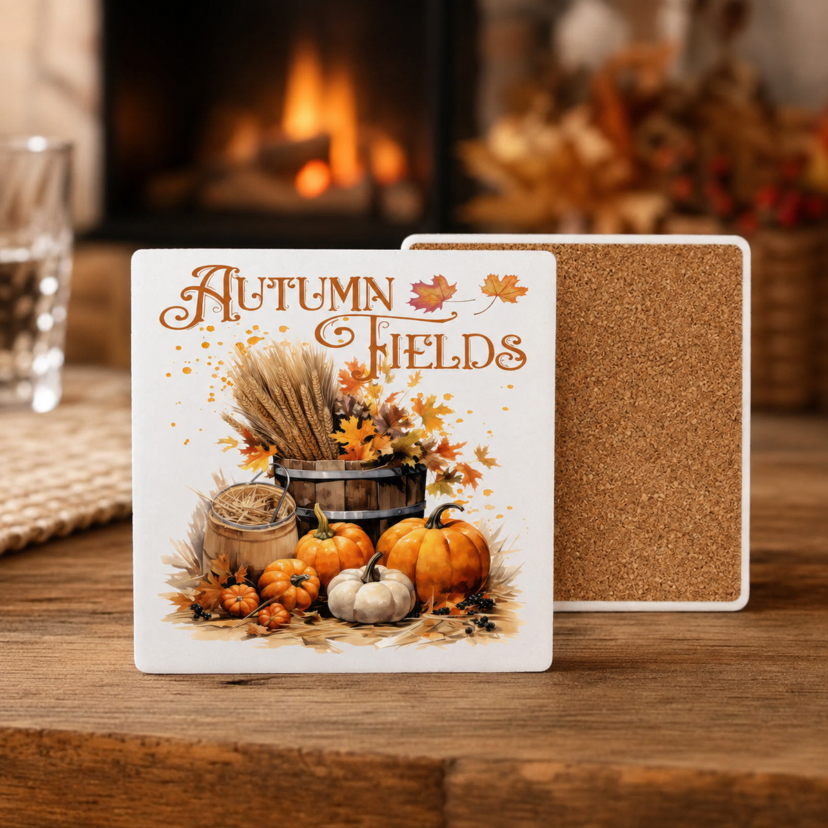 Sous-verre "Autumn Fields"
