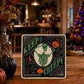 Assiette carrée Halloween "Keep it creepy"